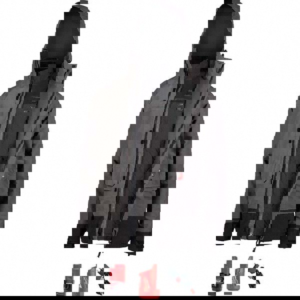 Size XL Gray Heated Jacket